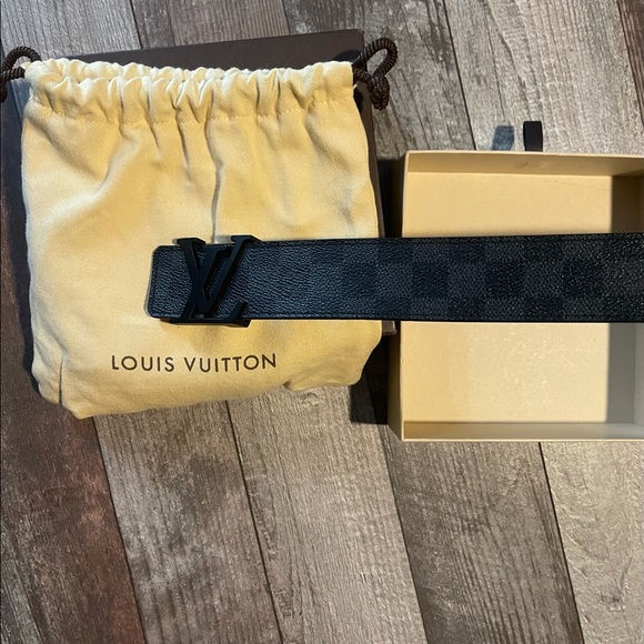 Louis+Vuitton+LV+INITIALES+Damier+Ebene+Belt+M9807 for sale online